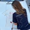 T-shirt Born to drive differently - Bleu marine