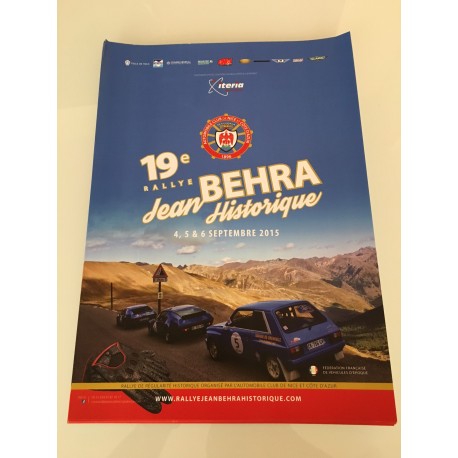 Affiche Rallye Jean Behra Historique 2014